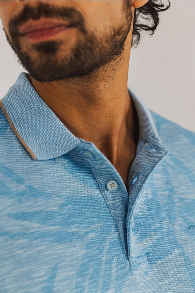 PIQUE POLO MET ALLOVER PRINT 464 15903 5611